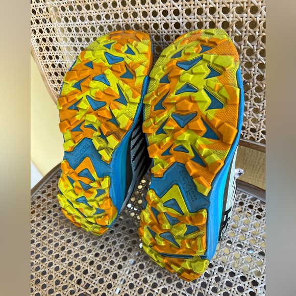 Hoka Black and Blue Athletic Shoes - Picture 6 of 9